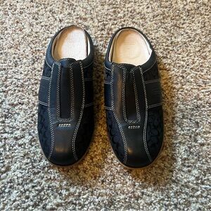 Coach Nadia Black Slip-On Shoes Size 8 1/2